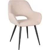Label51 - Eetkamerstoel Fer - Beige - 57x58x87cm - Set van 2