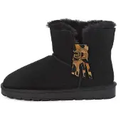 Gooce Snowboots 'Gloria' lichtbruin / zwart