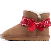 Gooce Snowboots 'Willow' lichtbruin / rood / wit
