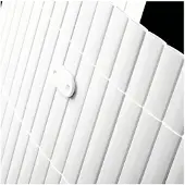 Intergard Tuinscherm tuinafscheiding kunststof PVC wit 150x300cm