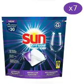 SUN - Vaatwastabletten - All-in-1 - Optimum - 210 Vaatwastabletten - 100% oplosbaar tabletfolie - Voordeelverpakking