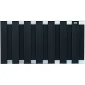 Intergard Tuinscherm schutting composiet zwart 180x93cm