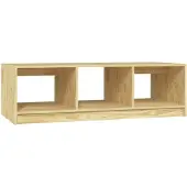 vidaXL Salontafel 110x50x34 cm, massief grenenhout