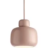 Woud Stone hanglamp small Dusty rose