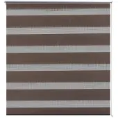 vidaXL Duo Rolgordijn 70x120cm Koffiebruin online kopen