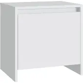vidaXL Nachtkastje 45x34x44,5 cm bewerkt hout wit