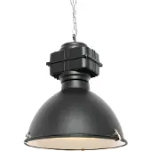 QAZQA Industriële hanglamp zwart 53,5 cm - Sicko