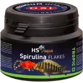 HS aqua - Spirulina flakes voor aquariumvissen - 100 ml