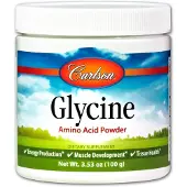 Carlson Labs - Glycine, Aminozuurpoeder - 100g