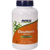 Now , Eleuther, 500 mg, 250 Veg Kapsules