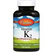 Carlson Labs - Vitamine K2 MK-4, 5mg - 180 capsules
