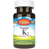Carlson Labs - Vitamine K2 MK-7, 90 mcg - 60 softgels