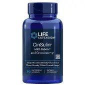 Life Extension - CinSulin met InSea2 &amp; Crominex 3+ - 90 vegetarische capsules