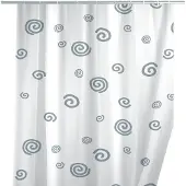Wenko douchegordijn 180x200cm slak inclusief ringen