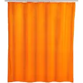 Wenko Variolock Douchegordijn polyester 180x200cm 100% polyester met anti schimmel behandeling oranje