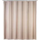 Wenko Douchegordijn polyester 180x200cm 100% polyester met anti schimmel behandeling Beige