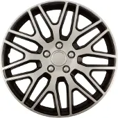 Versaco Wieldoppen Dakar Zilver/Zwart 14 inch - set (4 stuks)