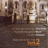 OUTHERE YORK2 - Stravinsky, Ravel, Debussy: One Piano, Four Hands (CD)