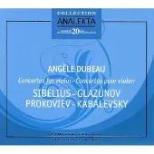 Analekta Sibelius/glasunov/prokoviev/kabalevsky: Concertos For Violin