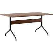 &tradition Pavilion dining table AV18 160x90 cm Walnut-black frame