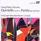 OUTHERE Freiburg Baroqueorchester Consort - Telemann: Quintetti D'Archi E Partite Per Due Liuti (CD)