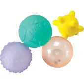 Infantino Jeu d'éveil Coffret 4 balles lumineuses et sensorielles