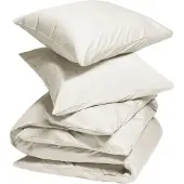 Yumeko Dekbedovertrek set Katoen Satijn 260x220 Beige - Eco, Bio & Fairtrade