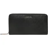 Calvin Klein Lange Rits Portemonnee Leerstijl