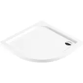 Plazan Curve douchebak 90x90cm kwartrond