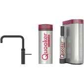 Quooker Fusion Square 5-in-1 kraan met PRO3 reservoir en CUBE Zwart