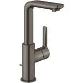 GROHE Wastafelmengkraan Lineare New L-Size M/Waste Hard Graphite Geborsteld