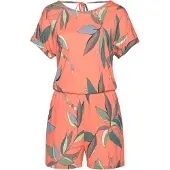 s.Oliver Jumpsuit opaal / smaragd / koraal / lichtoranje