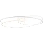 QAZQA Plafondlamp wit 78 cm incl. LED 3 staps dimbaar - Rowin