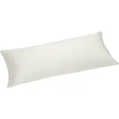 Yumeko Kussensloop Katoensatijn 40x80 Wit - Eco, Bio & Fairtrade