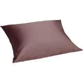 Yumeko Kussensloop Katoen Satijn 60x70 Bruin - Eco, Bio & Fairtrade