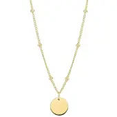 Trendjuwelier huiscollectie 4021474 Collier Geelgoud Rondje 1,1 mm 40 + 4 cm