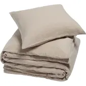 Yumeko Dekbedovertrek set Gewassen Linnen 140x220 Natural - Eco, Bio & Fairtrade