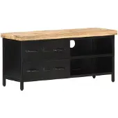 vidaXL Tv-meubel 90x30x41 cm ruw mangohout