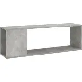 vidaXL Tv-meubel 100x24x32 cm bewerkt hout betongrijs