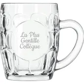 Libbey Bierpul gegraveerd - 55cl - La Plus Gentille Collègue