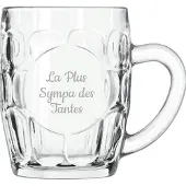 Libbey Bierpul gegraveerd - 55cl - La Plus Sympa des Tantes