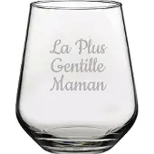 Pasabahce Drinkglas gegraveerd - 42,5cl - La Plus Gentille Maman