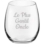 Royal Leerdam Drinkglas gegraveerd - 39cl - Le Plus Gentil Oncle