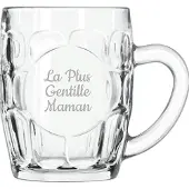 Libbey Bierpul gegraveerd - 55cl - La Plus Gentille Maman