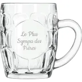 Libbey Bierpul gegraveerd - 55cl - Le Plus Sympa des Frères