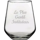 Pasabahce Drinkglas gegraveerd - 42,5cl - Le Plus Gentil Instituteur