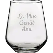 Pasabahce Drinkglas gegraveerd - 42,5cl - Le Plus Gentil Ami