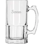 Libbey Bierpul gegraveerd - 1ltr - Soeur