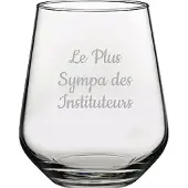 Pasabahce Drinkglas gegraveerd - 42,5cl - Le Plus Sympa des Instituteurs
