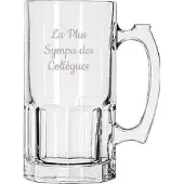 Libbey Bierpul gegraveerd - 1ltr - La Plus Sympa des Collègues